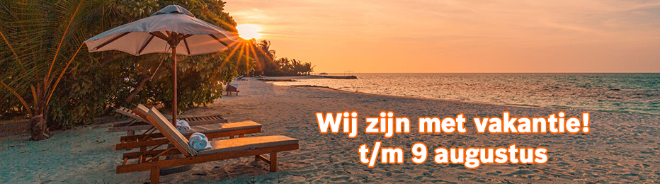 Nijsink Bouwvak 2026 - Wij zijn met vakantie